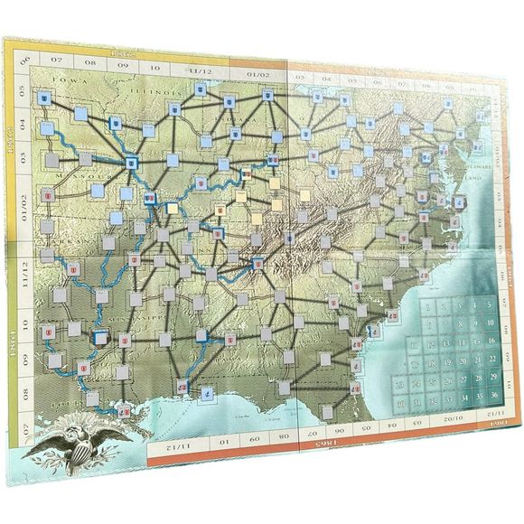 A House Divided American Civil War 1861-1865 Board Game Phalanx Rare Complete? - Picture 5 of 16